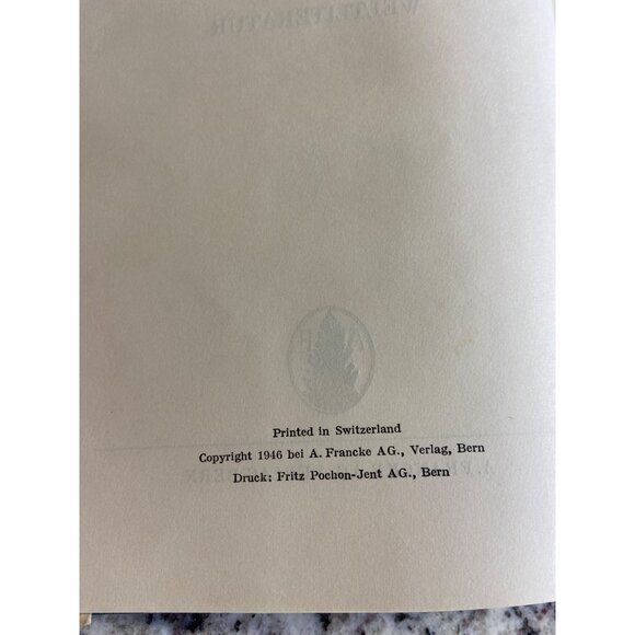 Goethe Und Die Weltliteratur Fritz Strich Hardcover 1946 - Picture 4 of 8